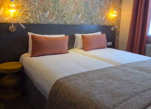 Chambre Twin, cosy, deux lits, Boulogne-Billancourt