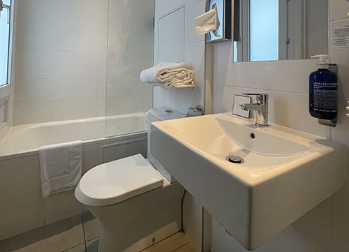 Salle de bain Twin, baignoire en option, Boulogne-Billancourt